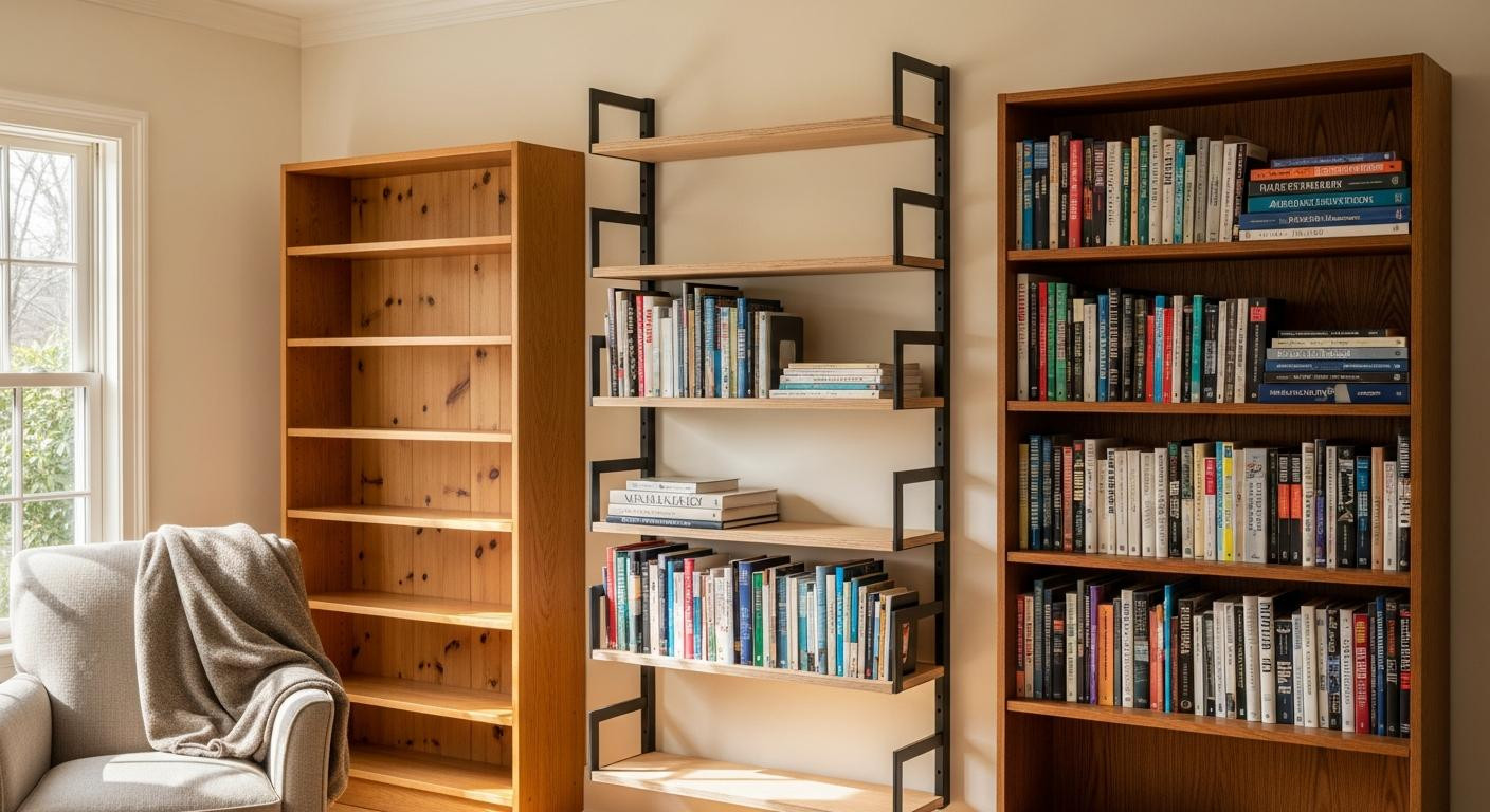I built the 0 bookshelf 3 ways (only one version survived 9 months)