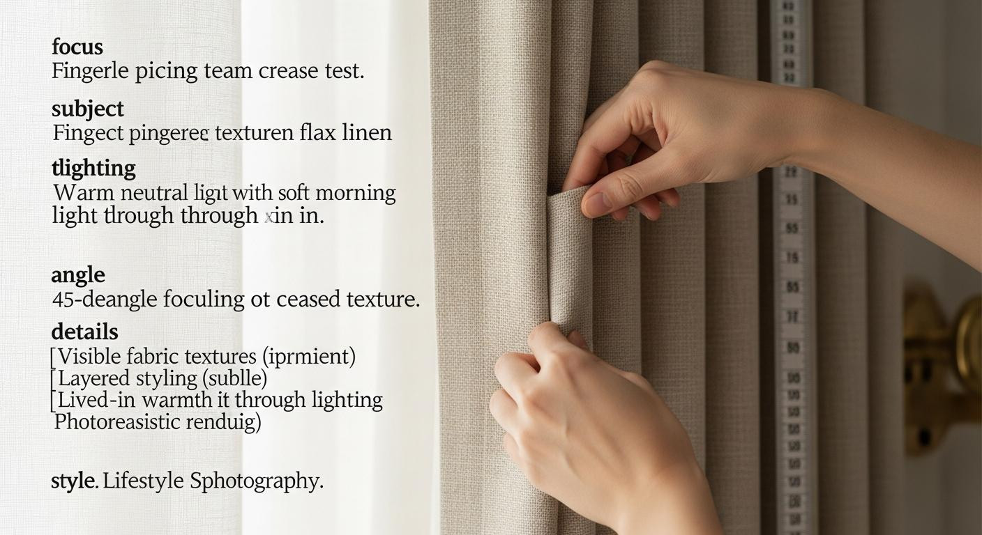 The 4 fabric tests that prevent 0 curtain regret (touch this before you buy anything)