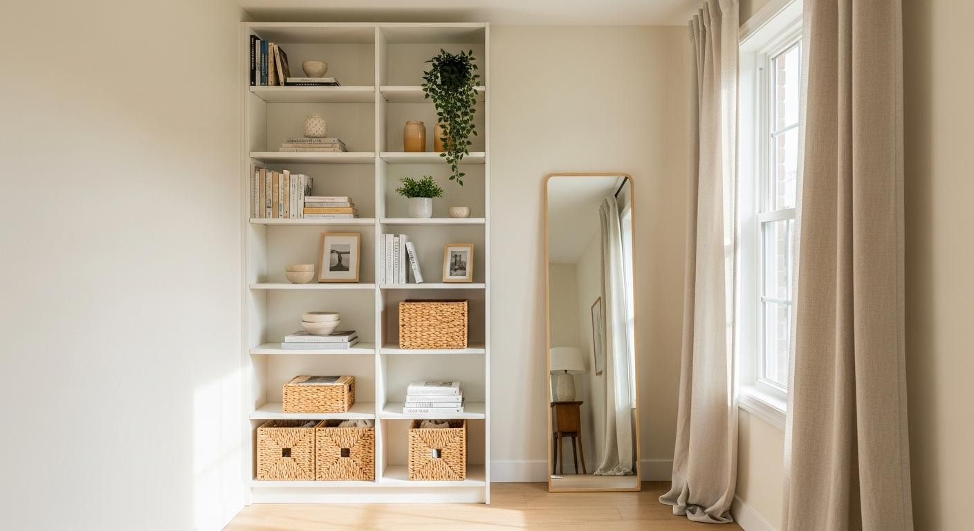 Your floor is too crowded and walls could fix it in 18 inches