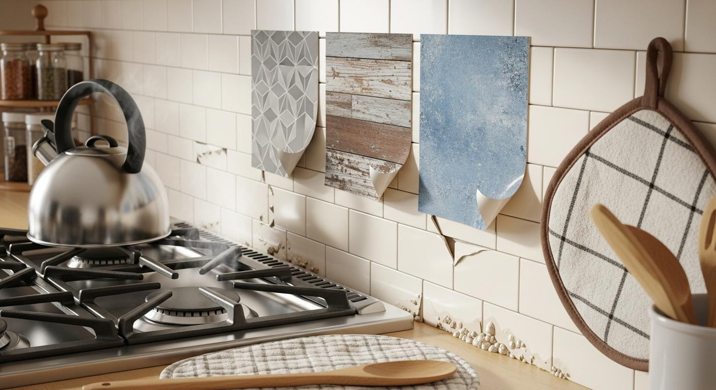 I tested 6 peel-and-stick backsplashes and 3 failed behind my stove in 4 months
