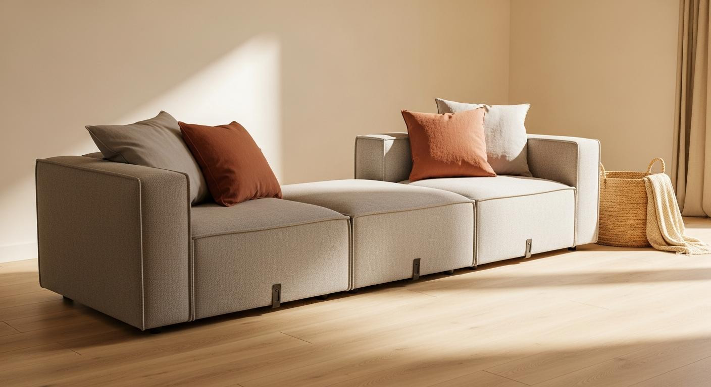 The 28-pound modular sofa that survives 4 moves without damage