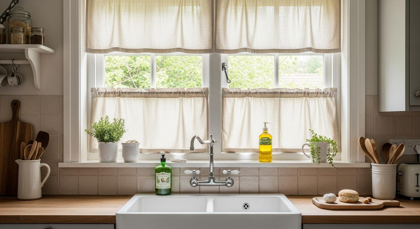 I tried linen curtains in my kitchen and the whole room feels 6 degrees warmer