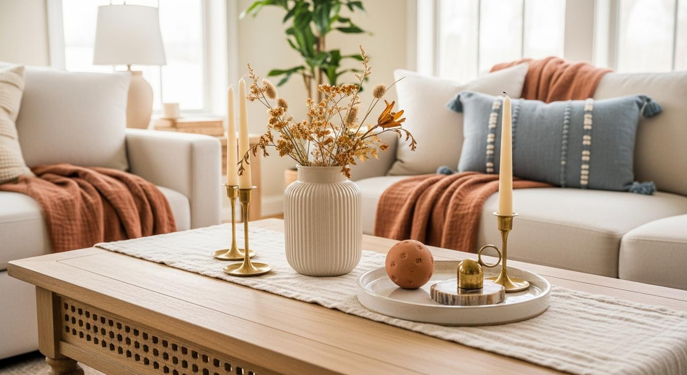 I tried Anthropologie's under- home section and my living room finally feels finished
