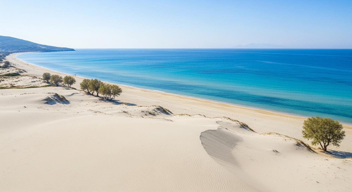 Naxos in late May gives you 4 miles of empty beach before summer arrives
