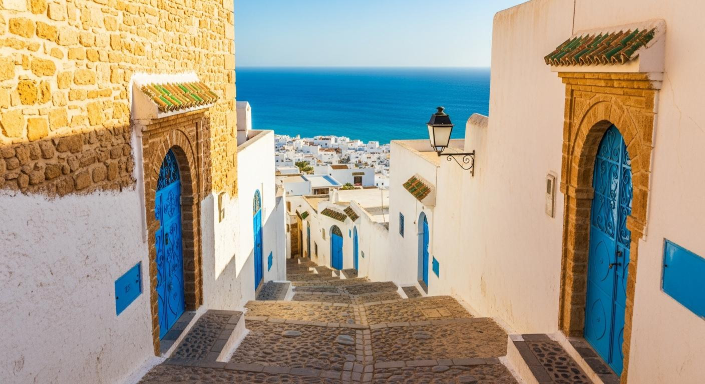 The white village 12 miles from Tunis that belongs to no one after 10am