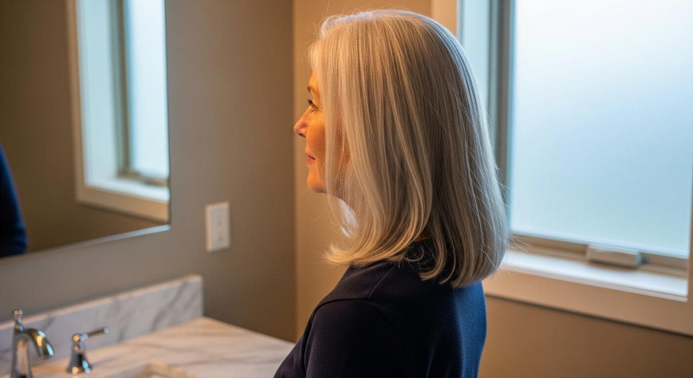 I used hair serum wrong for 2 years and my silver hair paid for it