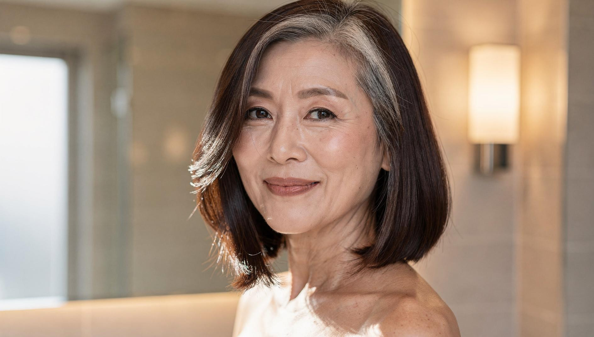 The medium-length lob that flatters East Asian hair after 50 best