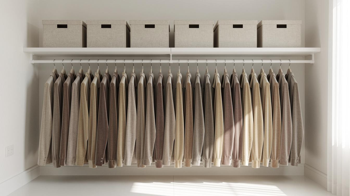My reach-in closet looks custom-built and the entire system cost $147 on Amazon