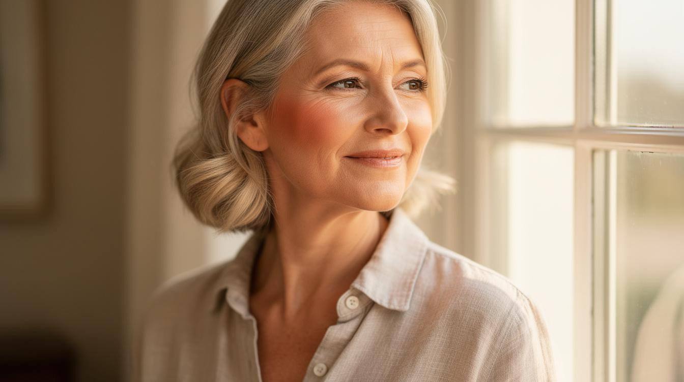 The peach blush shade warming up tired skin after 50, and where to place it