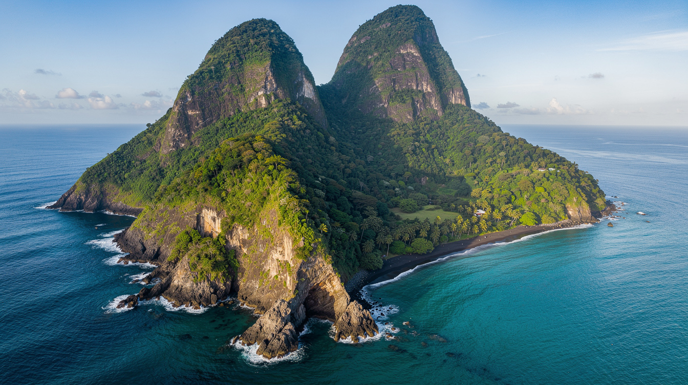 The Pitons rise 2,619 feet from the sea and they decide your beach day in Saint Lucia