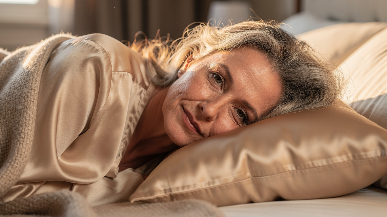 The $45 silk pillowcase that faded my sleep lines by 6am at 54
