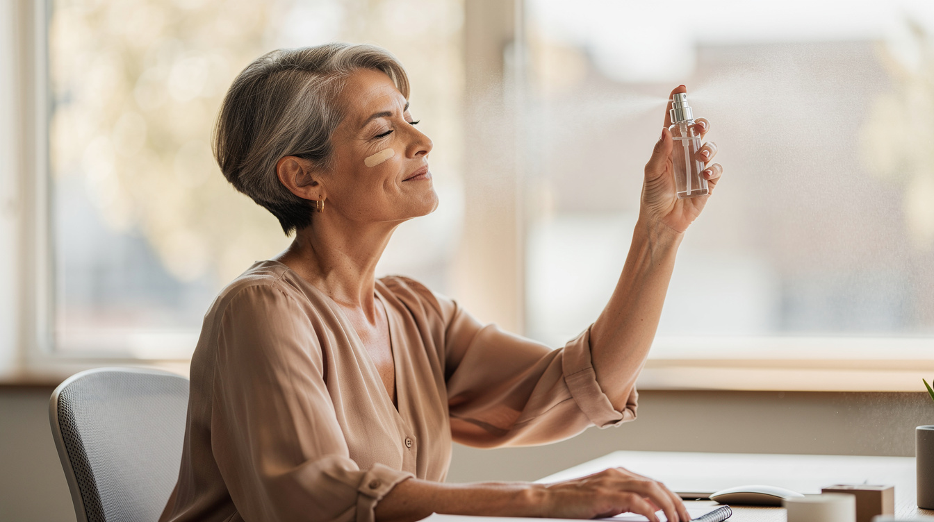The $14 face mist stopping foundation from creasing by 2pm at 55