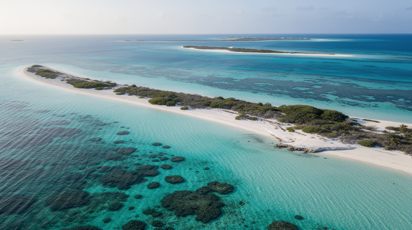 Turks and Caicos has 40 islands and most Americans book 7 miles of one