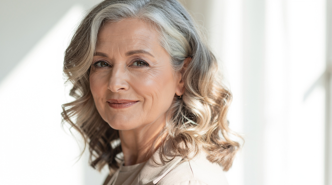 Loose curls fall flat at 55 unless this middle-part rule holds