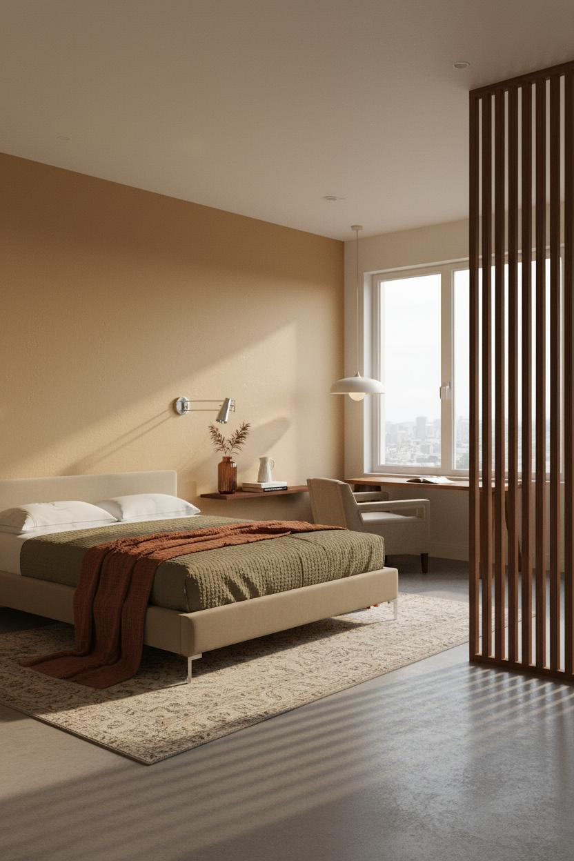 500 Sq Ft Studio Apartment MCM Layout