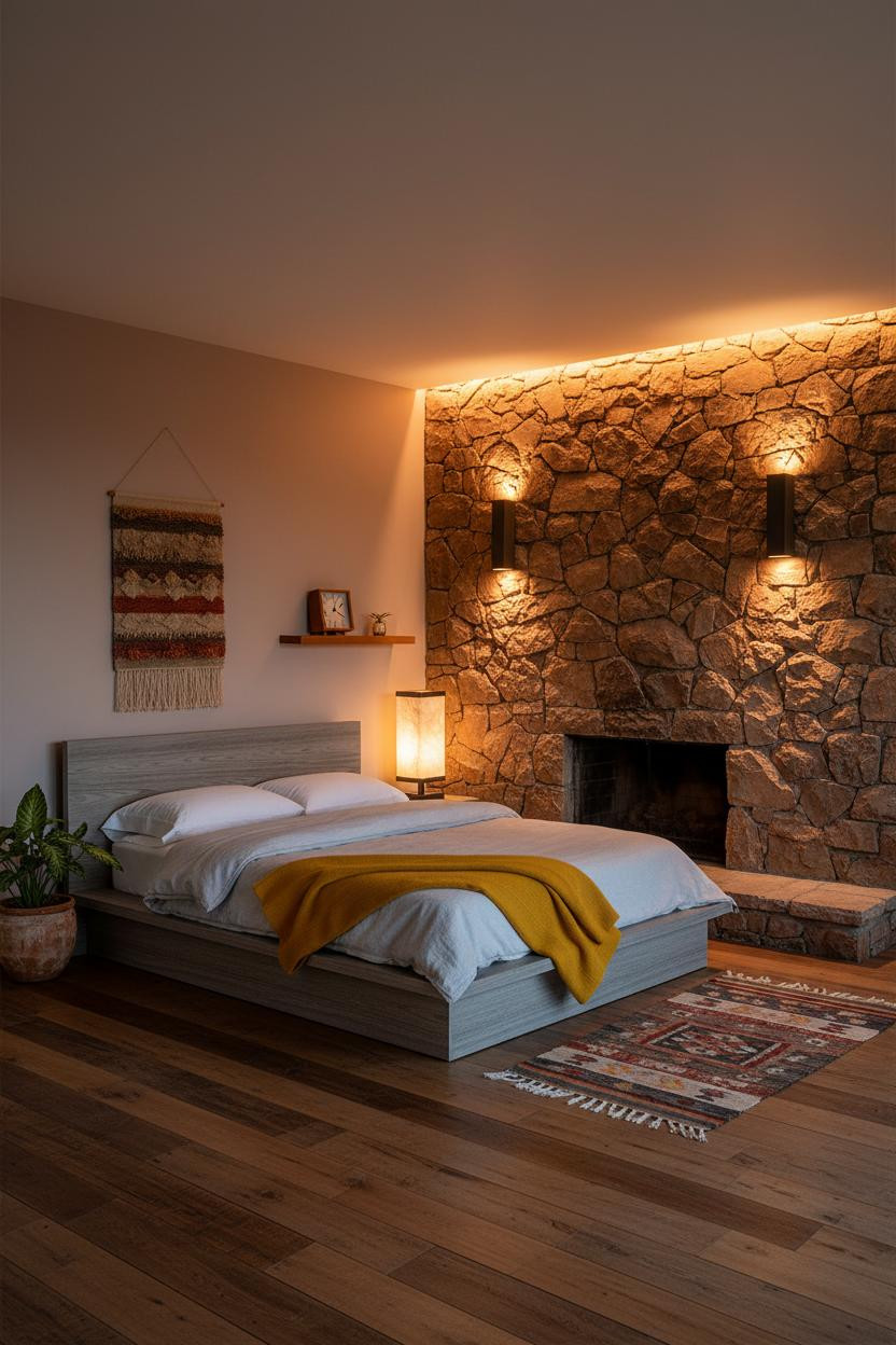 60s Bedroom Mid Century Desert Modern