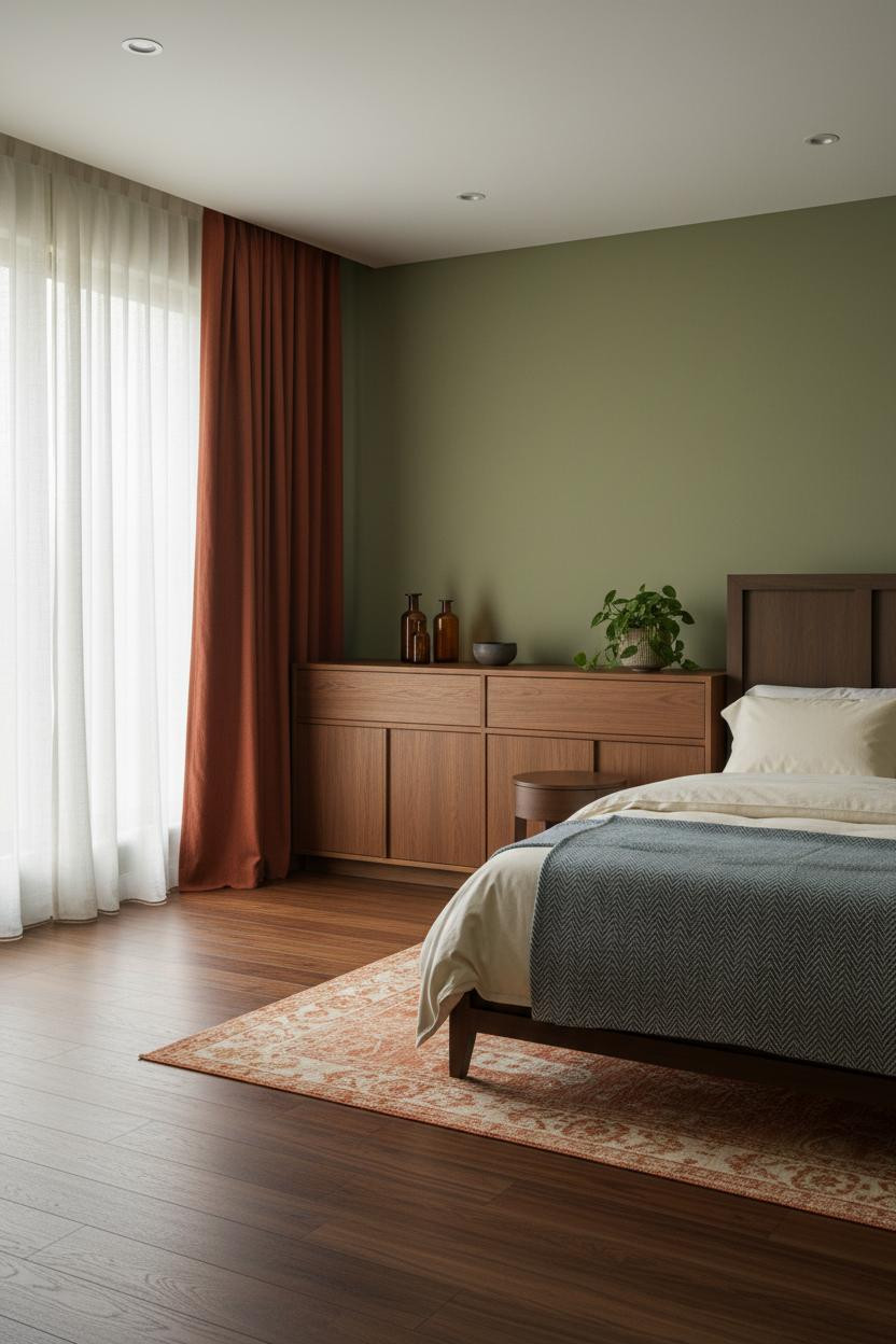 60s Bedroom Retro Modern Design
