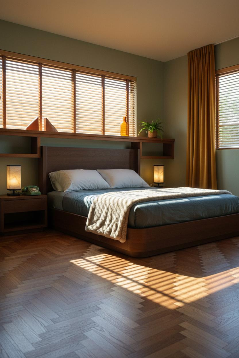 60s Bedroom Retro Modern Design