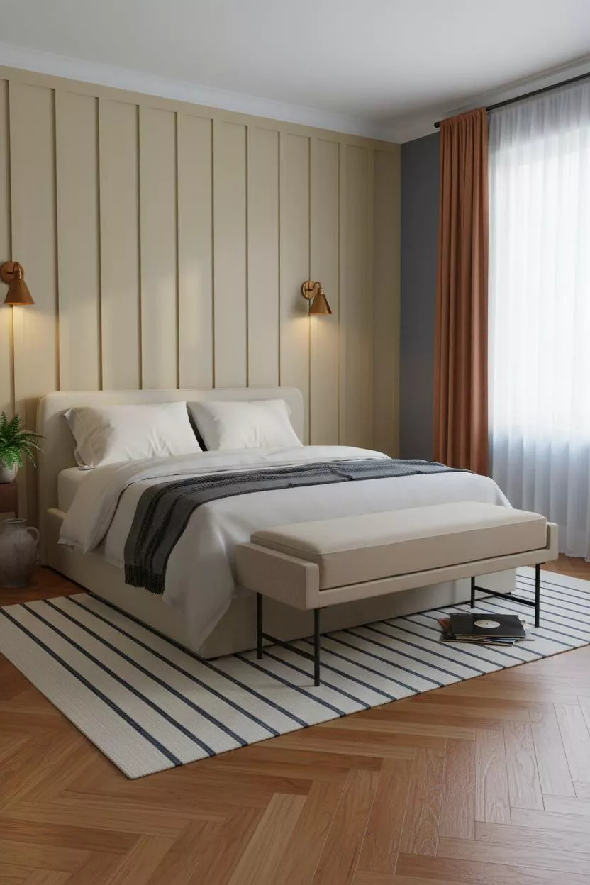 Adult Bedroom Couples Farmhouse Design