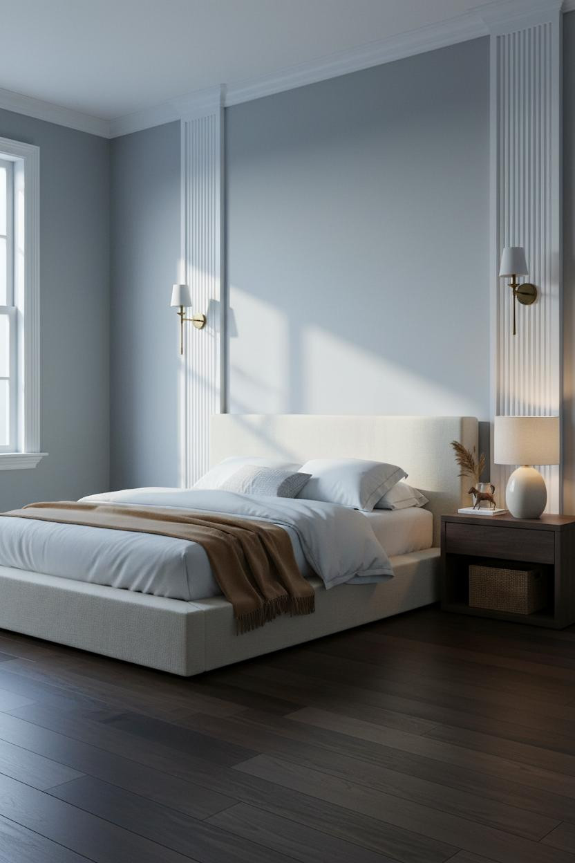 American Classic Bedroom Neoclassical Design Pilasters