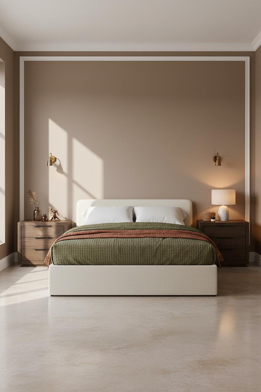American Classic Bedroom Ideas Picture Rail Molding