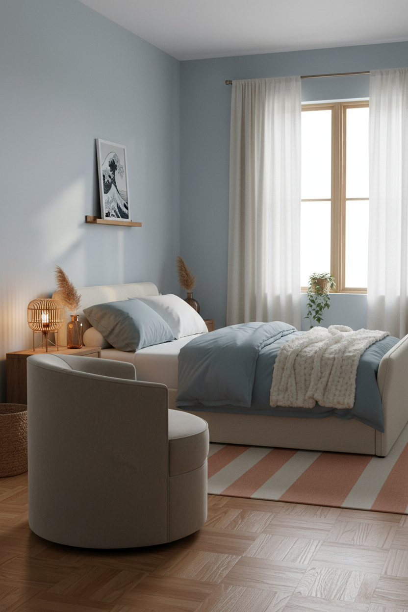 Beachy Teen Bedroom Coastal Aesthetic Design
