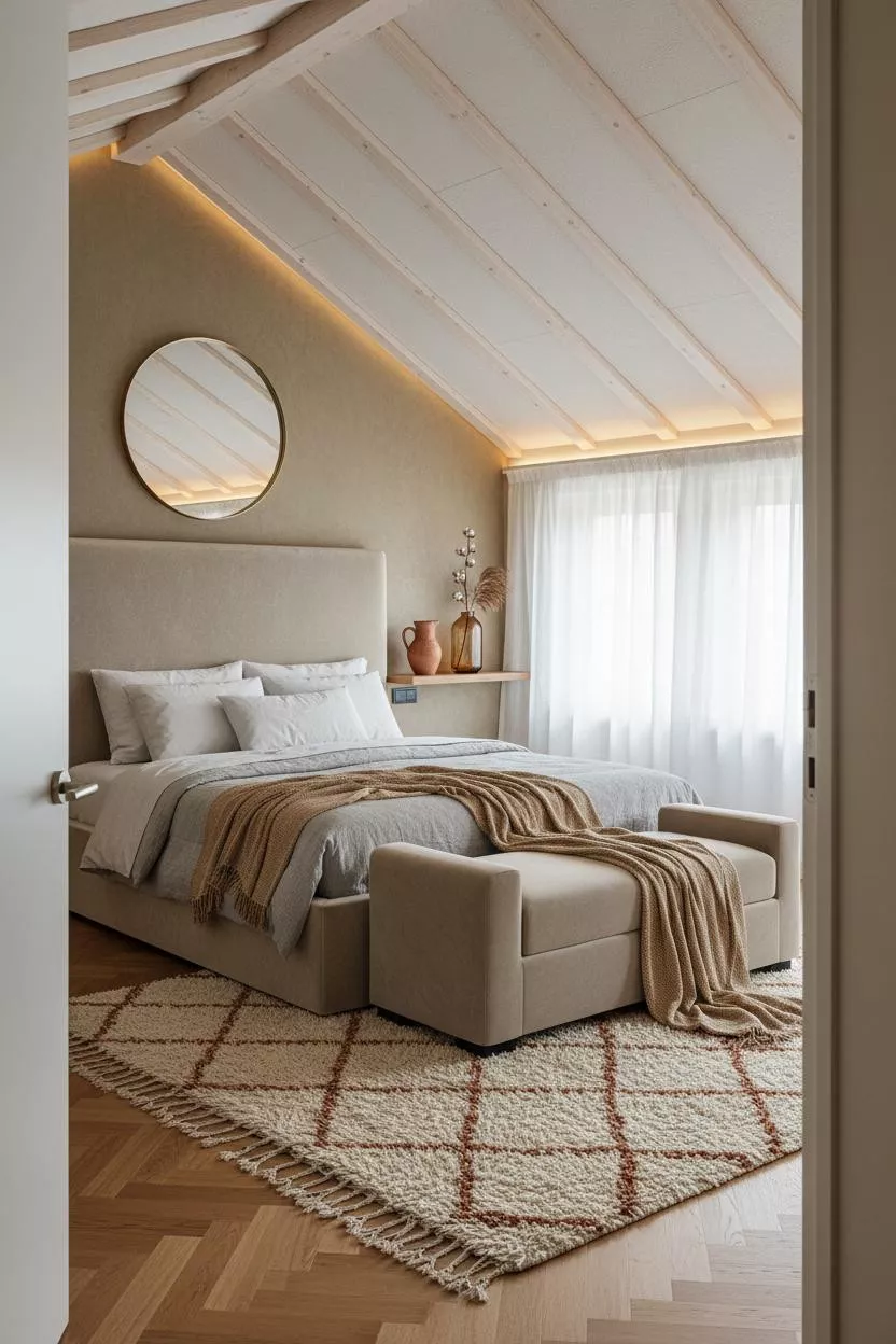 Boho Bedroom Attic Modern Design