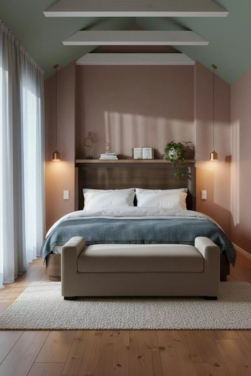 Boho Bedroom Design Japandi Attic