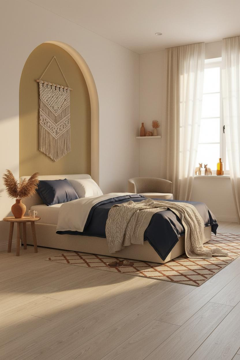 Childrens Bedroom Boho Alcove Niche Design