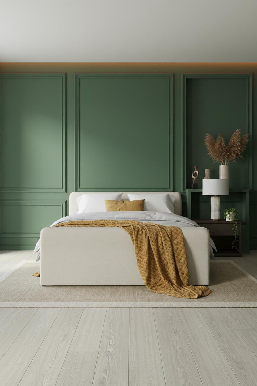 Classic Bedroom Neoclassical Wainscoting Master