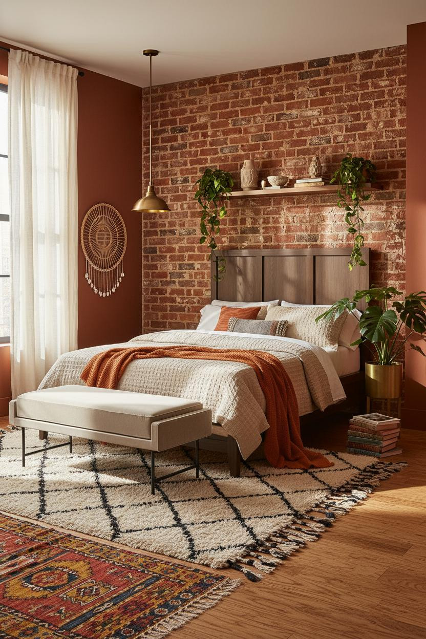 Colorful Maximalist Bedroom Boho Eclectic