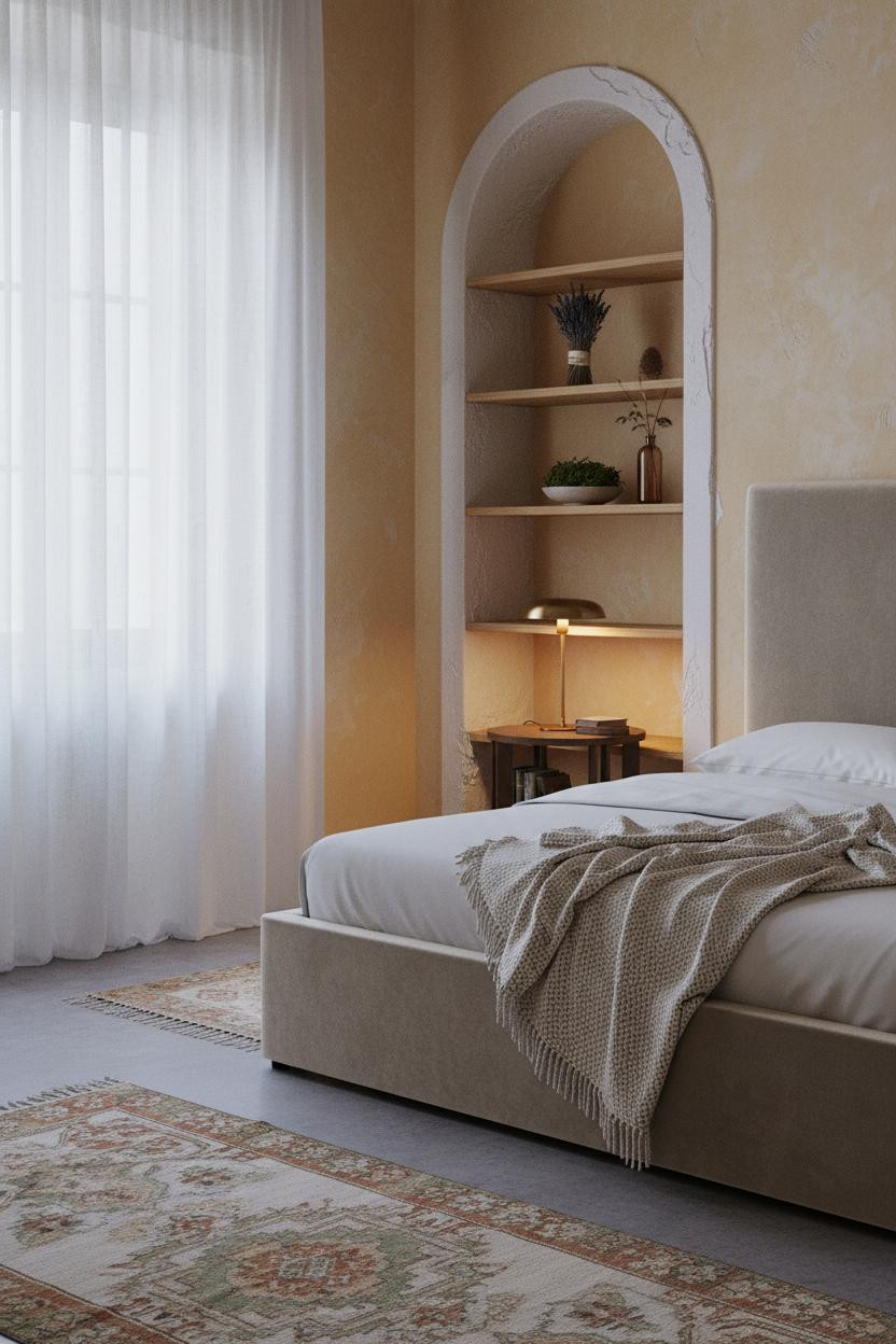 Cottagecore Bedroom Vintage Ochre Aesthetic