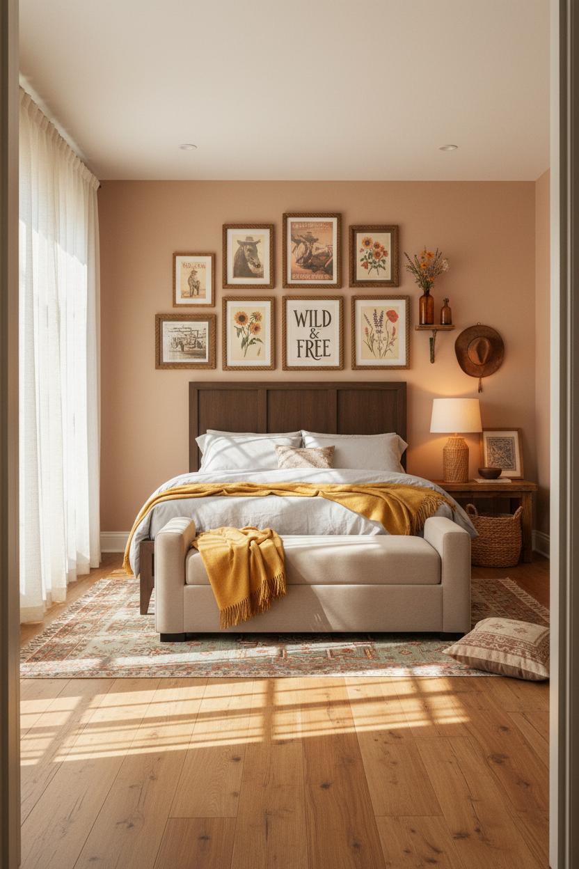 Country Teen Bedroom Cowgirl Gallery Wall