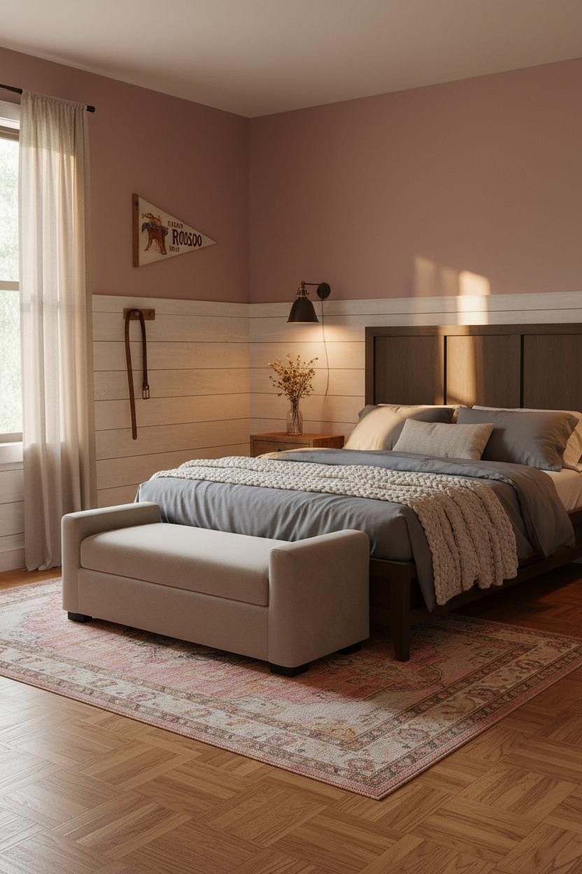 Country Teen Bedroom Cowgirl Western Wainscoting