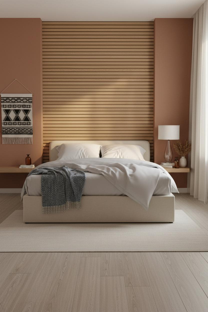 Couple Goal Bed Spicy Oak Headboard Bedroom