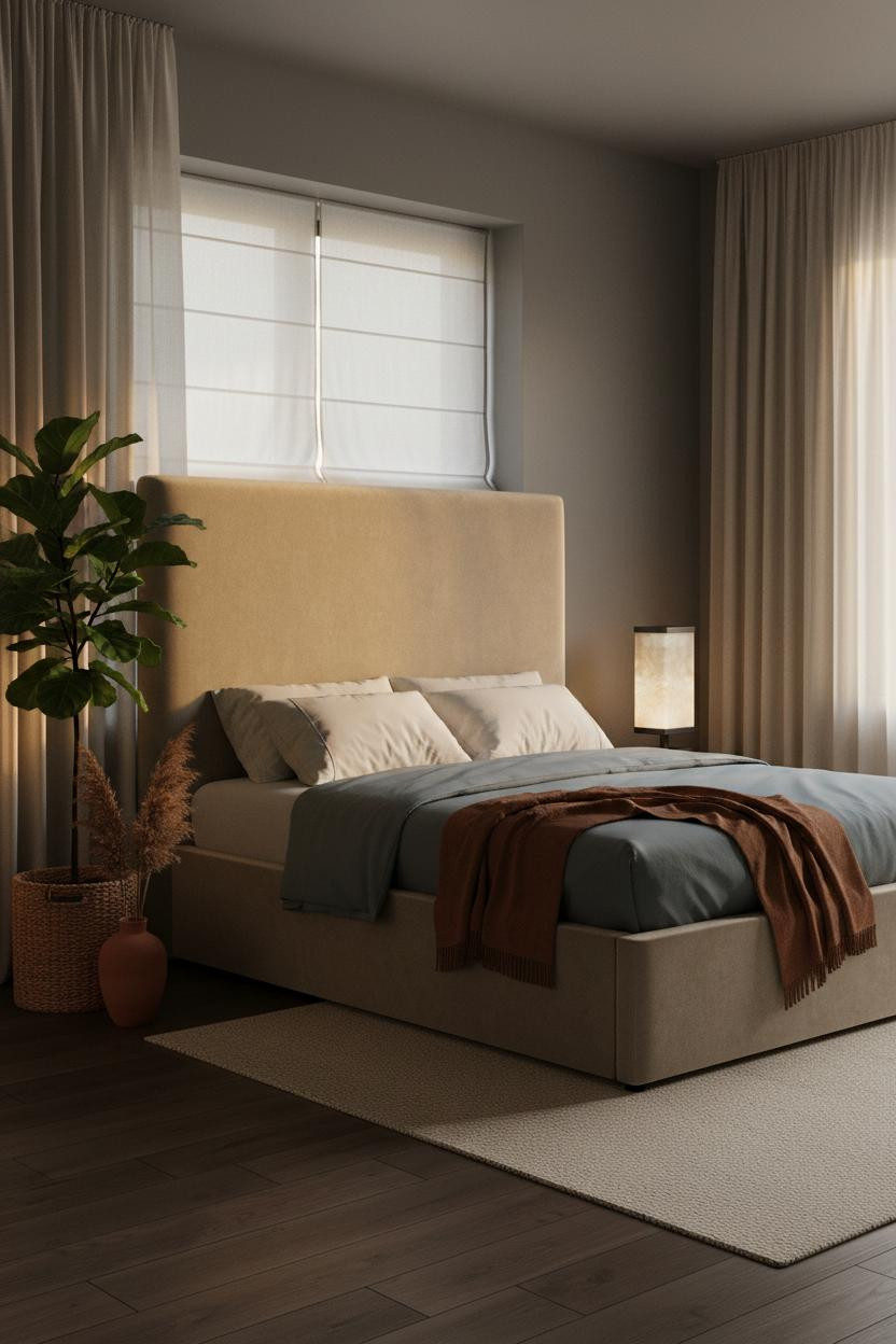 Cozy Bedroom Lighting Warm Amber Lamps