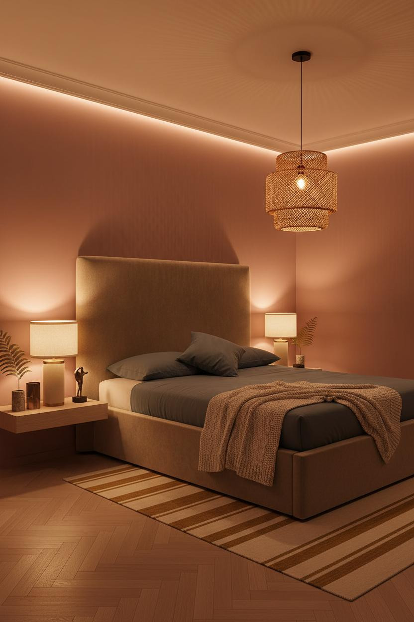 Cozy Bedroom Lighting Warm Ambient Layers