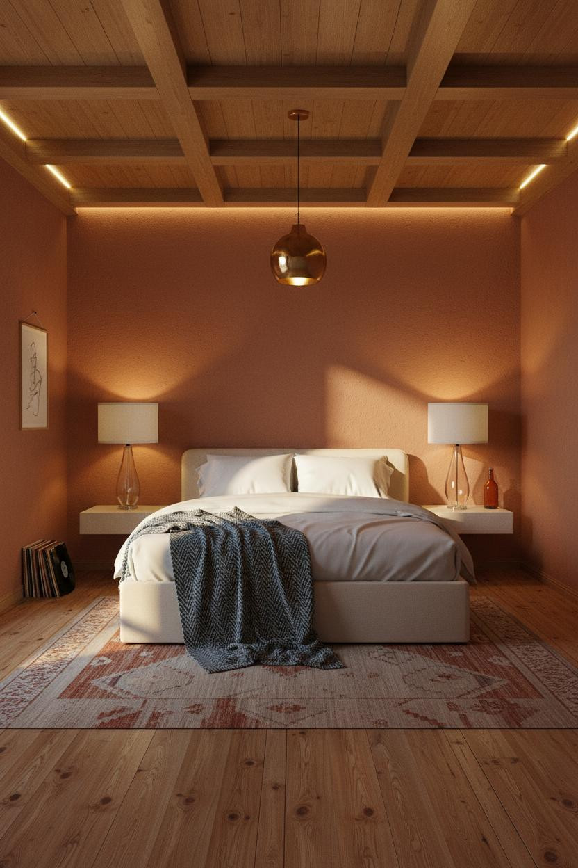 Cozy Bedroom Lighting Warm Lamps Layered