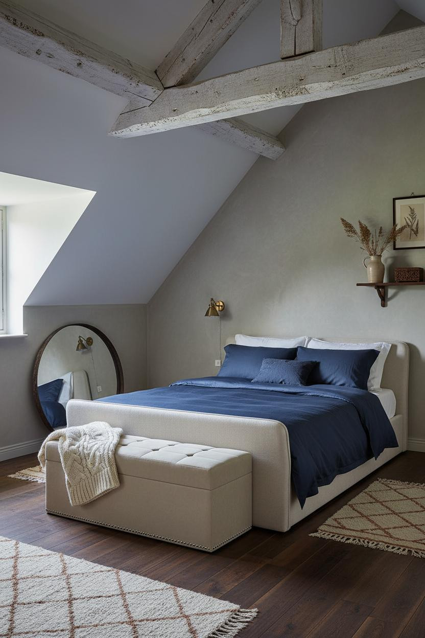 Cozy Cottage Bedroom Provencal Farmhouse Design