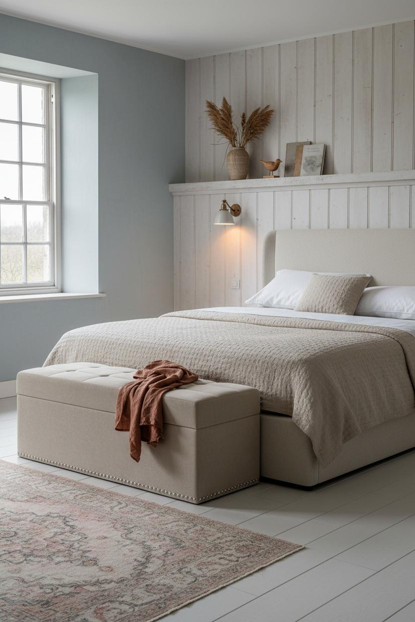 Cozy Cottage Bedroom Vintage European Farmhouse