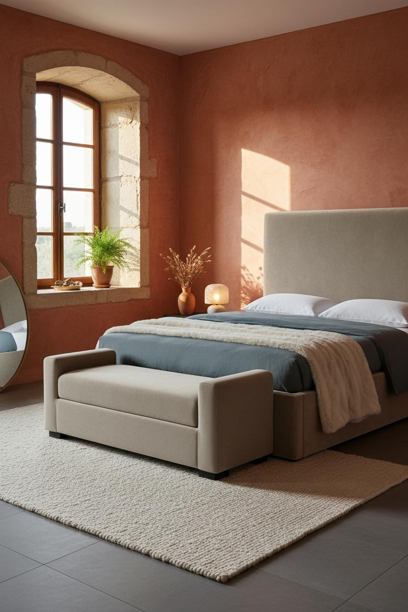 Cozy Country Bedroom Provençal Cottage