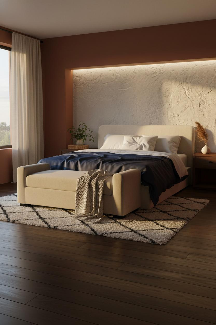 Cuddle Night Couple Bedroom Rustic Modern