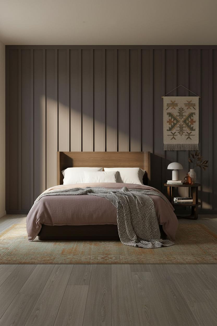 Dark Cozy Bedroom Moody Japandi