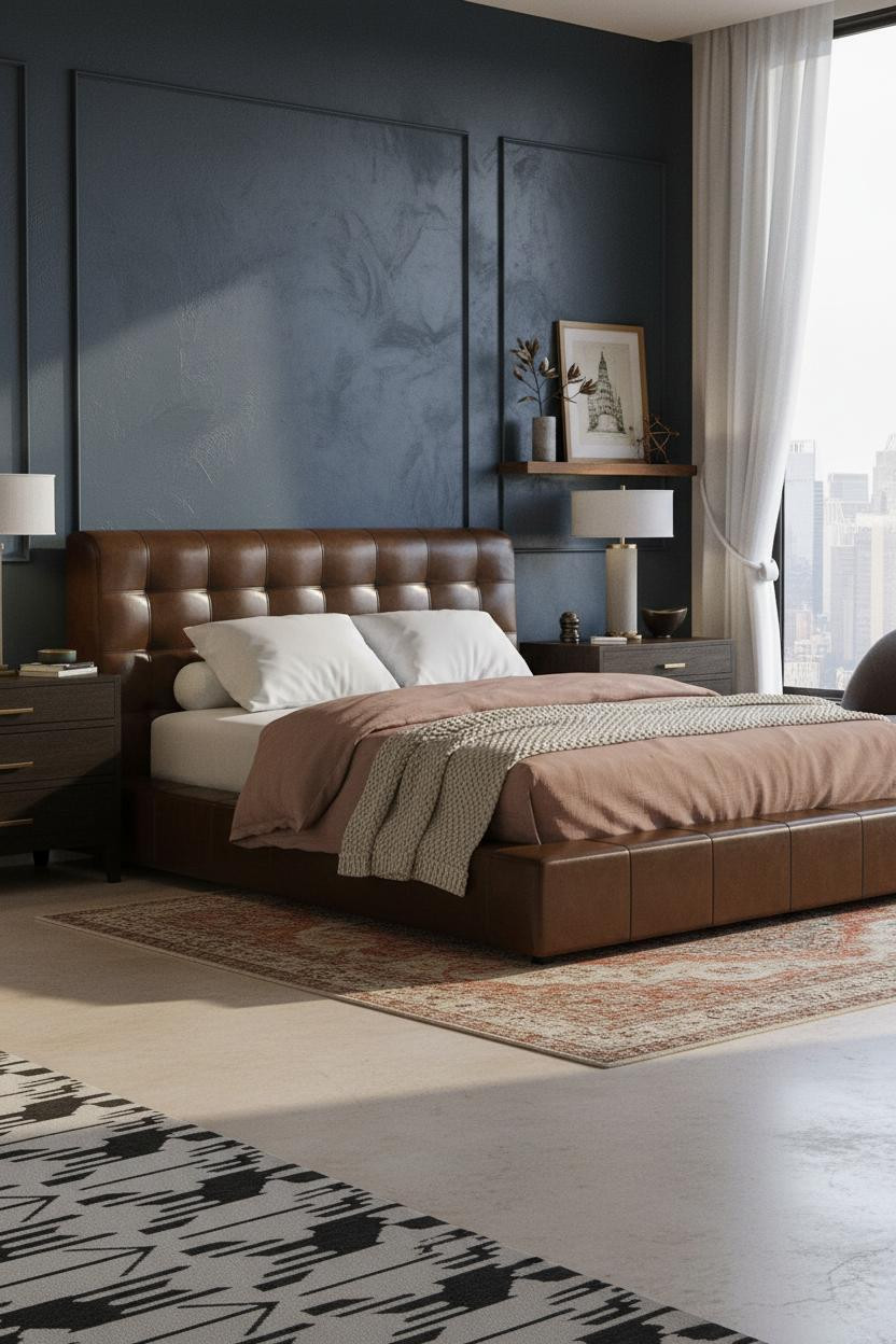 Dark Luxury Bedroom Master Suite Design