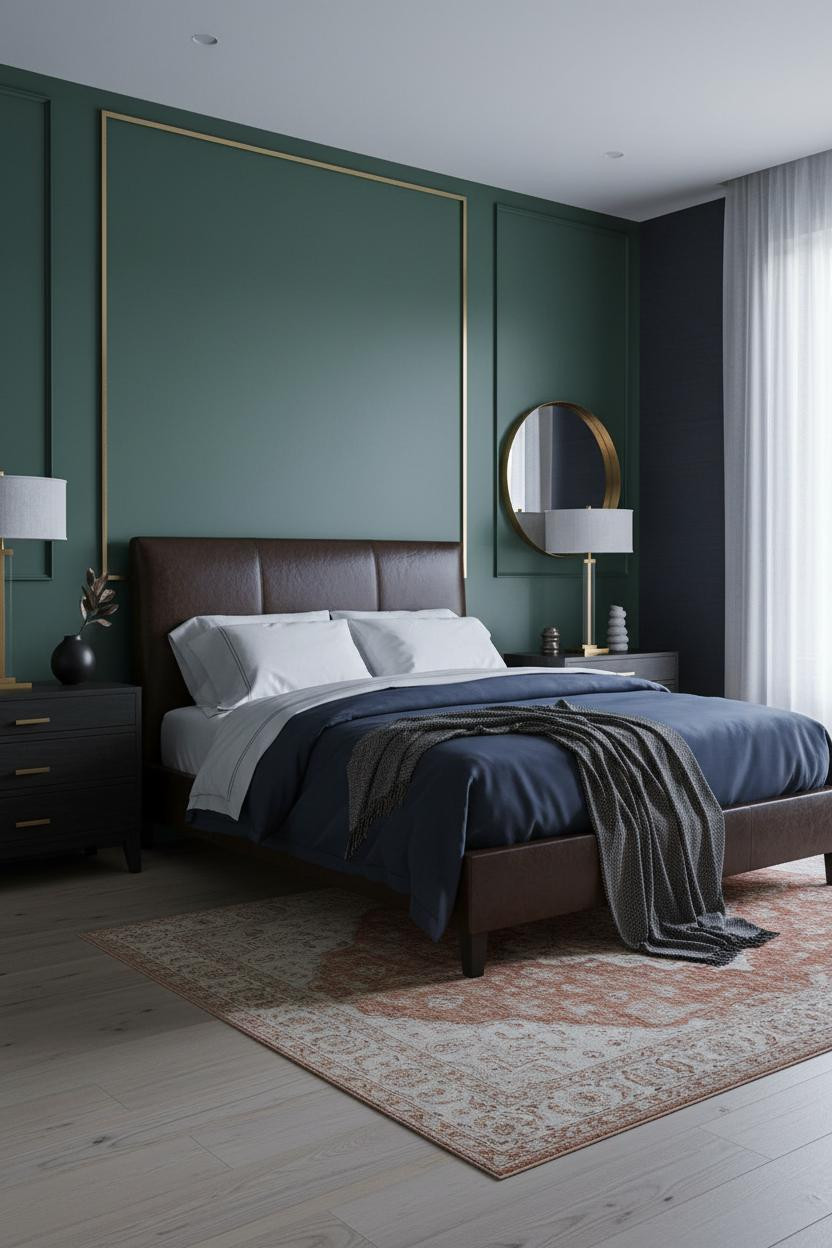 Dark Luxury Bedroom Modern Master Suite