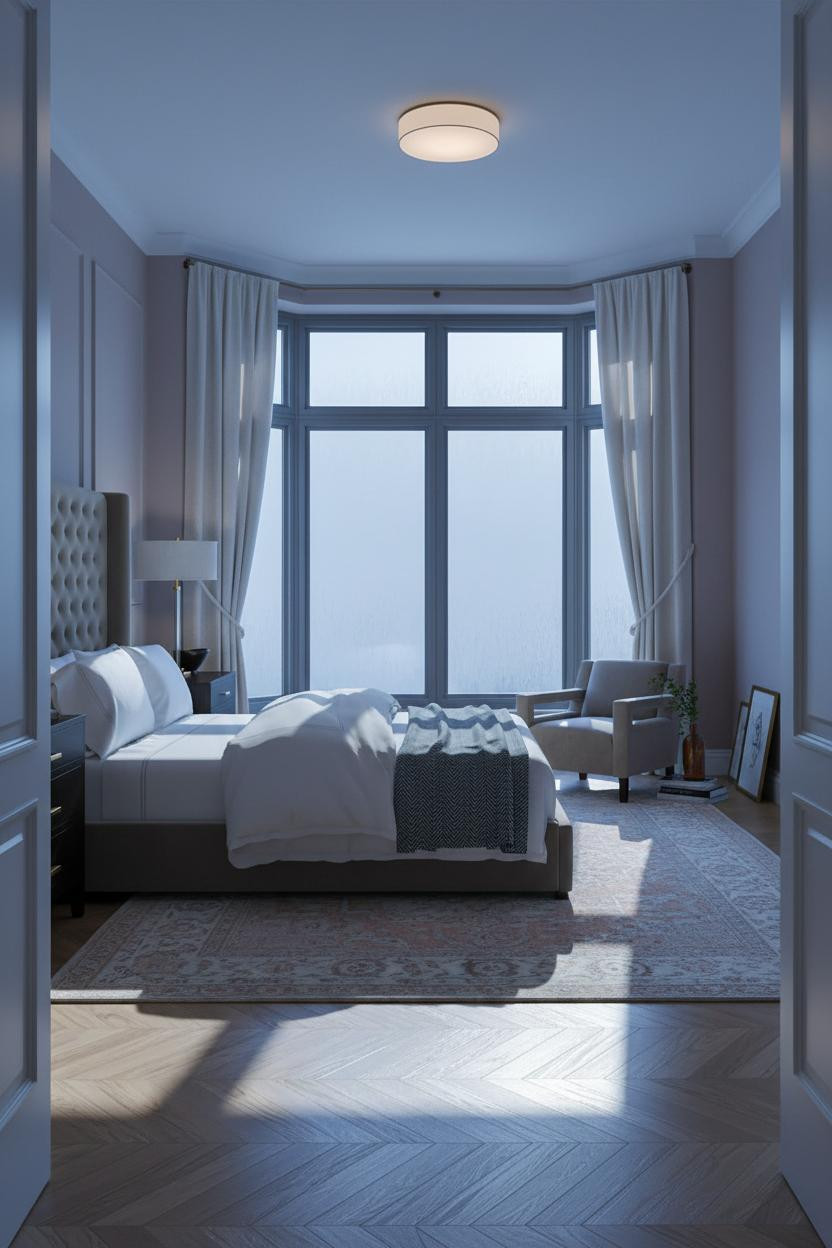 Dream Bedroom Coastal Modern Bay Window