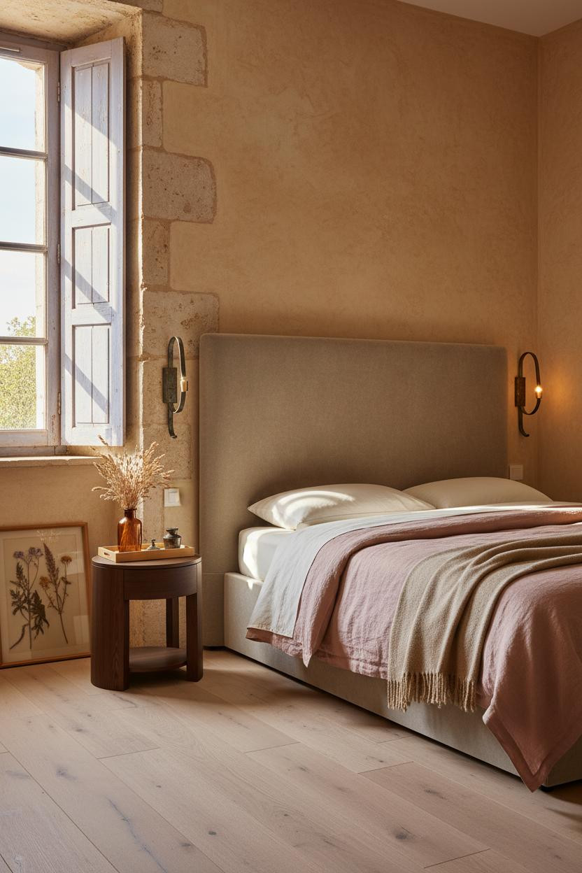 French Countryside Bedroom Provence Shutters