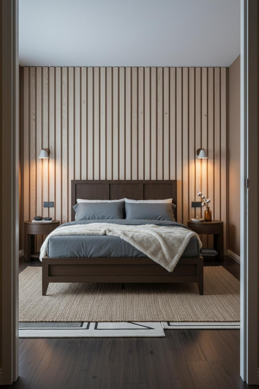 Japanese Bedroom Cedar Walls Ryokan