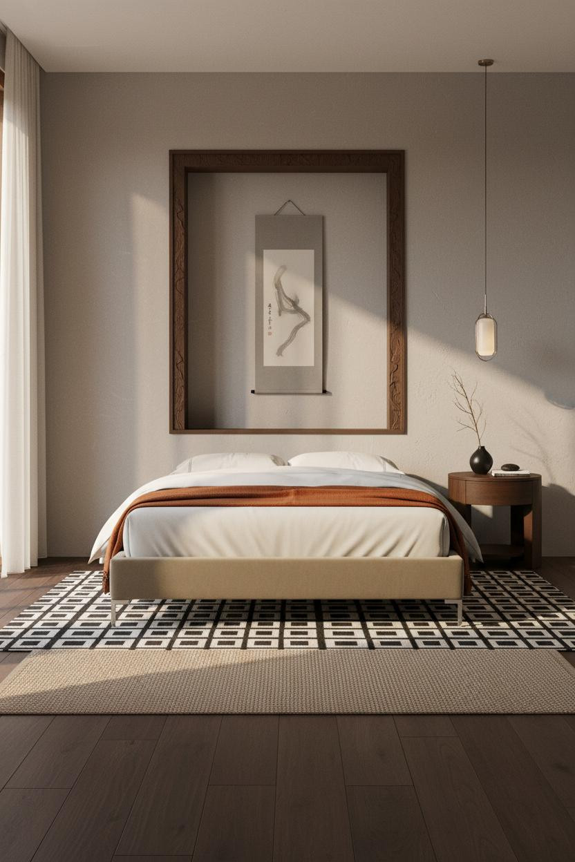 Japanese Bedroom Minimalist Tokonoma Niche