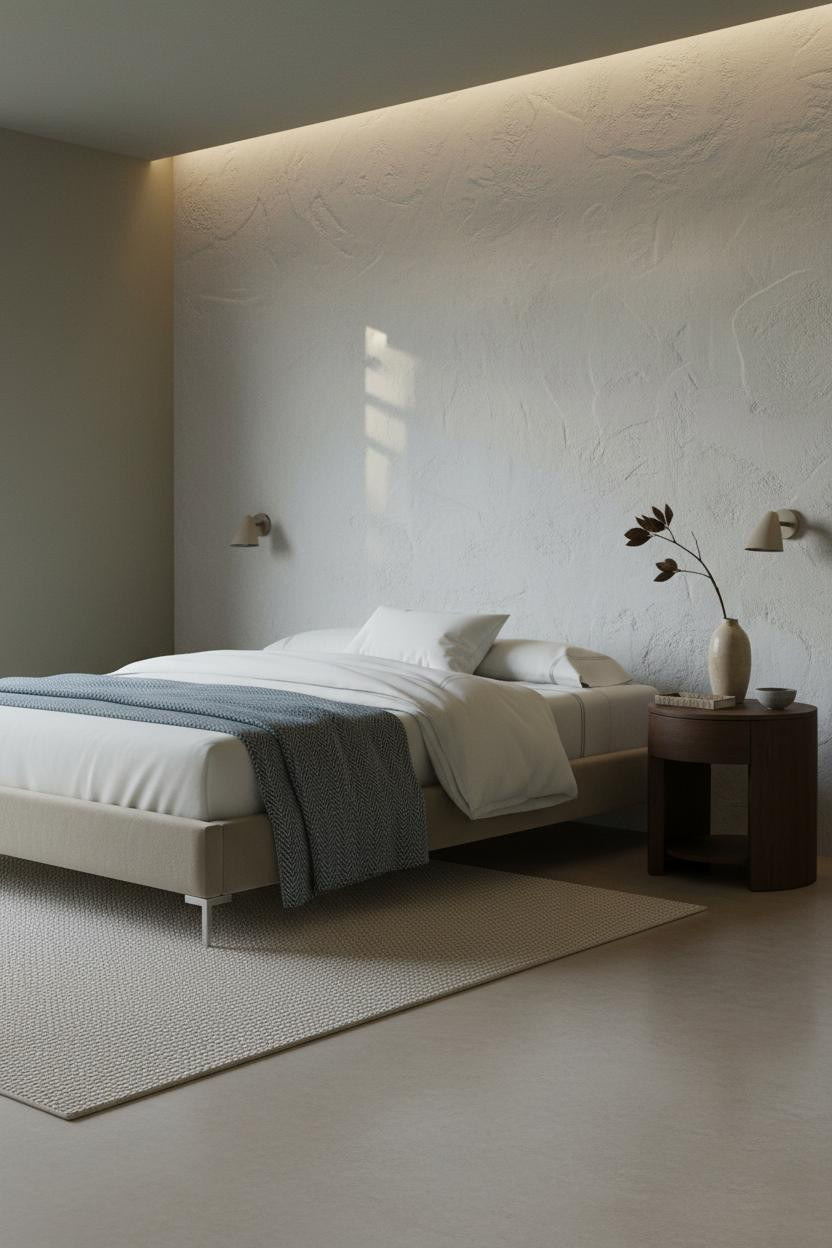 Japanese Bedroom Zen Minimalist Platform Bed